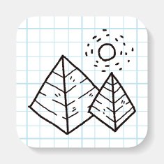 Doodle pyramid N13
