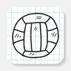 Volleyball doodle