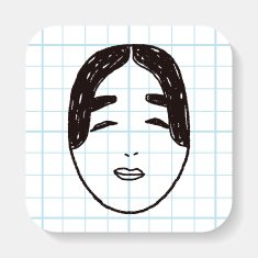 japan mask doodle