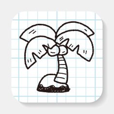 doodle palm