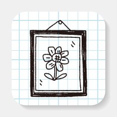 photo frame Doodle