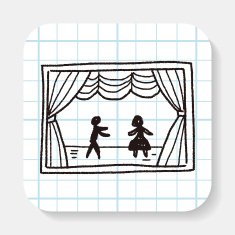 theater doodle