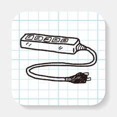 Extension cord doodle N3