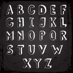 Handmade typeface