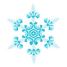 Hand-drawn doodles natural color snowflake Zentangle mandala style