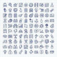 Doodle Web Icons N9