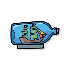 Boat in a Bottle doodle