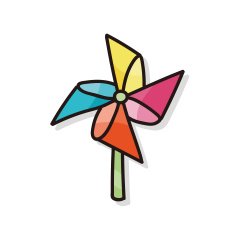 Windmill doodle N4
