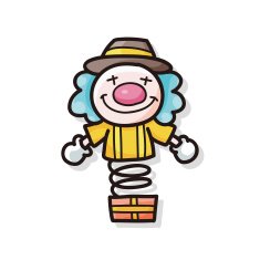 Clown doodle N7