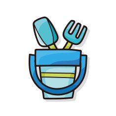 sand bucket doodle N2