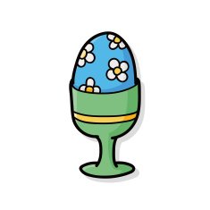 easter egg doodle N25