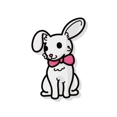rabbit doodle N6
