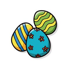 easter egg doodle N44