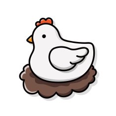 Chicken doodle N14