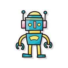 robot doodle N157