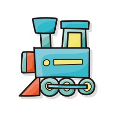 toy train doodle N3