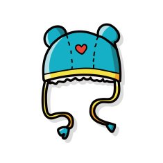 baby hat doodle N3
