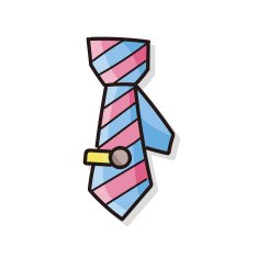 necktie doodle