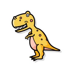 dinosaur doodle N10