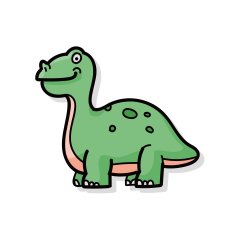 dinosaur doodle N12