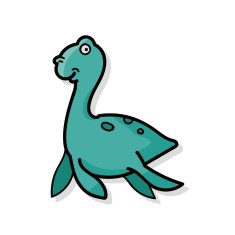dinosaur doodle N16