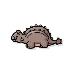 dinosaur doodle N17
