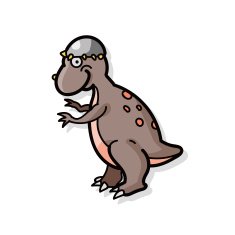 dinosaur doodle N19