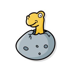 dinosaur doodle N20