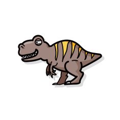 dinosaur doodle N21