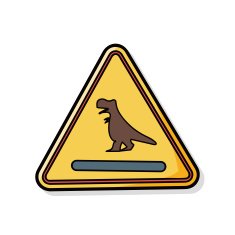 Dinosaur Signs doodle