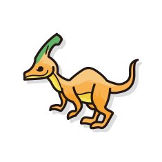 dinosaur doodle N24