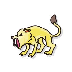 dinosaur doodle N31