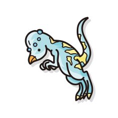 dinosaur doodle N35