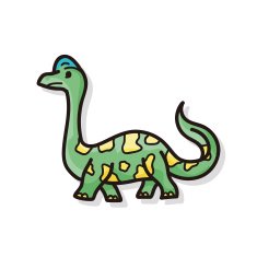 dinosaur doodle N41