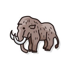 dinosaur doodle N42
