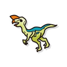 dinosaur doodle N43