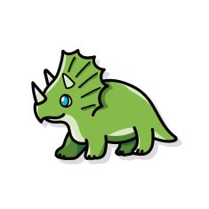 dinosaur doodle N44
