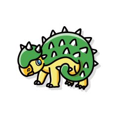 dinosaur doodle N46