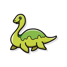 dinosaur doodle N55