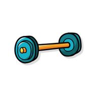 weightlifting doodle N2
