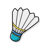 badminton doodle