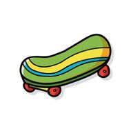Skateboard doodle N2