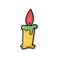 candle doodle N13