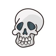 skull Doodle N19