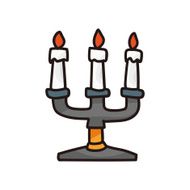 candle doodle N14