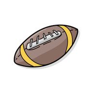 american football doodle N2