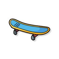 Skateboard doodle N3