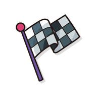 race flag doodle N5