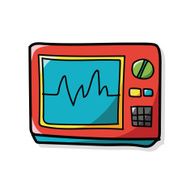 ECG color doodle
