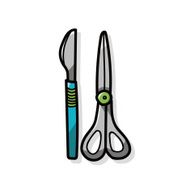 Scalpel color doodle